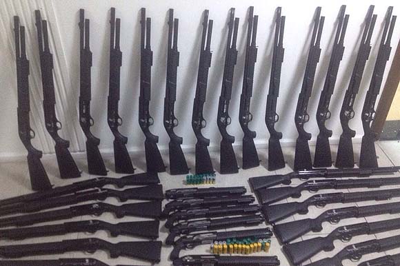 Ruhsatsız pompalı tüfekle yakalananlara bin TL ceza