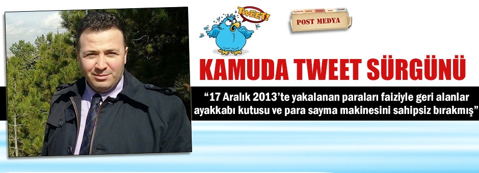 Danışmana tweet sürgünü