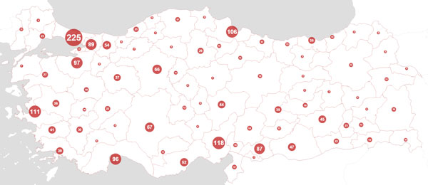 İşte Türkiye’nin şiddet (cinayet) haritası…