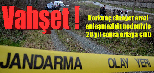 En fazla cinayet arazi anlaşmazlığından işleniyor