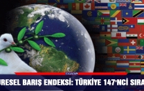Küresel Barış Endeksi: Türkiye 163 ülke arasında 147’nci